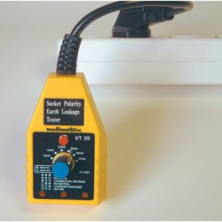 MULTIMETRIX VT35 TESTEUR DE PRISES ET DE  DIFFERENTIELS 10mA & 30mA