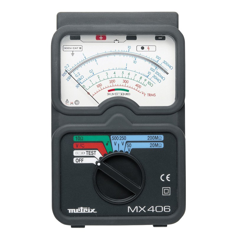 METRIX MX406B CONTROLEUR D INSTALLATIONS ELECTRIQUES
