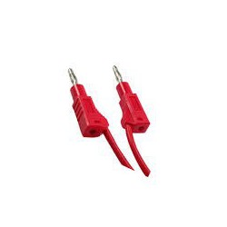 PJP 2117-100-R CORDON M-M   4MM-REPRISE ARRIERE 100CM 36A ROUGE