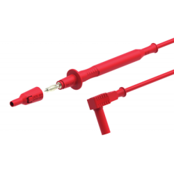 PJP 4413-D4-IEC-150 CORDON A POINTE TOUCHE  4MM 25A SIL 150CM NOIR