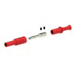 PJP 1065-J FICHE MALE SECU   4 36A 1000V CAT III - FOURREAU JAUNE