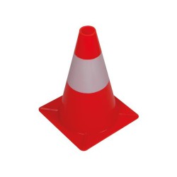 VEL 1190-30 CONE ROUGE BLANC 30CM