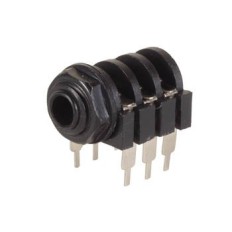 VEL CA046 JACK FEM 6.35MM STEREO-A COUPE-CIRCUIT