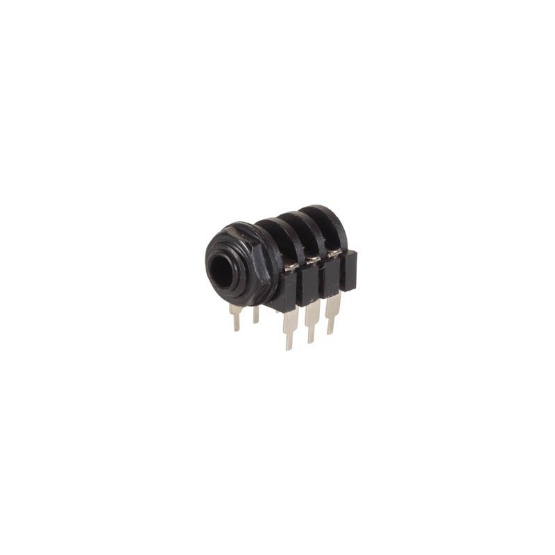 VEL CA046 JACK FEM 6.35MM STEREO-A COUPE-CIRCUIT