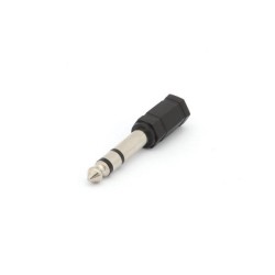 VEL CAA29 JACK FEM 3.5MM VERS JACK MALE 6.35MM STEREO