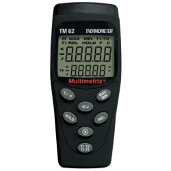 MULTIMETRIX TM62 THERMOMETRE K DOUBLE ENTREE