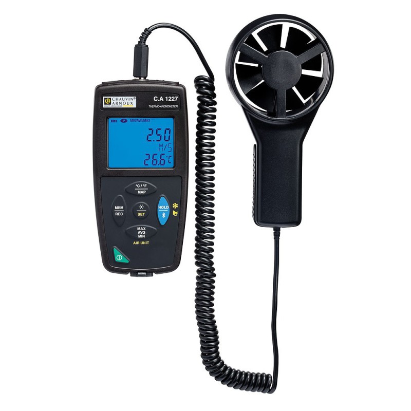 CHAUVIN_ARNOUX CA1227 THERMO-ANEMOMETRE BT 0.25-35M/S -20 /-50 C