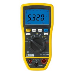 CHAUVIN_ARNOUX CA5233 MULTIMETRE TRMS AC TEMP 6KPTS