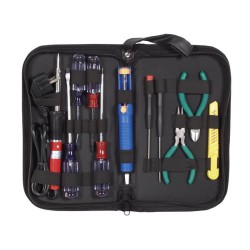 VEL VTSET25 ETUI D OUTILLAGE 11 PIECES POUR ELECTRONICIEN