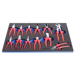 UNIOR 621786 JEU DE 12 PINCES VDE MULTICOUCHES SOS 964VDE3