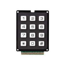 VEL 12KEY CLAVIER ALPHANUM 12 TOUCHES-SORTIE POINT COMMUN