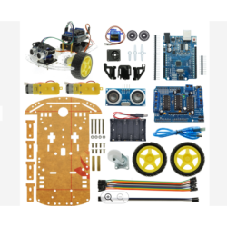 SSI5011 KIT ROBOTIQUE VOITURE EVITEUSE D OBSTACLES 2 ROUES/UNO R3