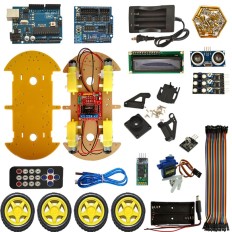 SSI5002 KIT ROBOTIQUE VOITURE EVITEUSE D OBSTACLES BLUETOOTH /Arduino