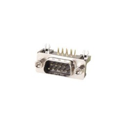 VEL CC015 CONNECTEUR SUB DB9 MALE COUDE