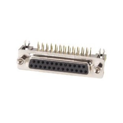 VEL CC021 CONNECTEUR SUB-D FEM 25BR PR CIRCUIT IMPRIME