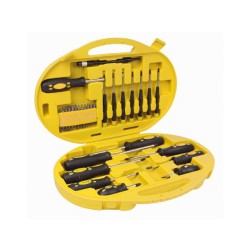 VEL 4019-42 JEU DE 42 TOURNEVIS/EMBOUTS ACIER CHROME