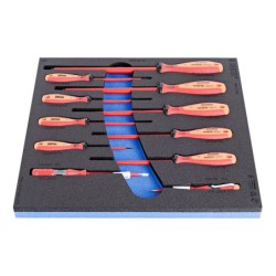 UNIOR 621800 JEU DE 11 TOURNEVIS VIS A FENTE SOS 964VDE8A