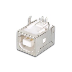 VEL CC089 USB B FEMELLE. SIMPLE CONNECTEUR 90  POUR CI