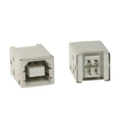 VEL CC089B USB B FEM SIMPLE CONNECTEUR 180  POUR CI