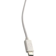 RASPBERRY PI 5 ALIMENTATION OFFICIELLE USB-C 5.1V5A FICHE EU BLANCHE