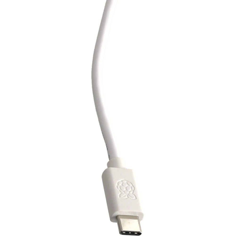 RASPBERRY PI 5 ALIMENTATION OFFICIELLE USB-C 5.1V5A FICHE EU BLANCHE