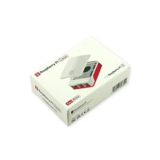 BOITIER OFFICIEL RASPBERRY-PI5 ROUGE/BLANC