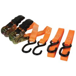 VEL ARAT2552 LOT DE 2 SANGLES ARRIMAGE 500KG 25mm x 5m