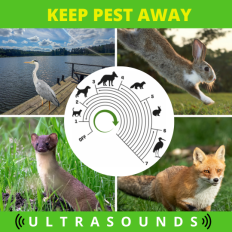 PROTECTEUR JARDINS 200M RENARD, LAPIN,CHIEN, CHAT