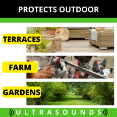 PROTECTEUR SOLAIRE JARDINS 75M RENARD LAPIN CHIEN CHAT