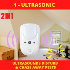 ANTI NUISEURS 60M ULTRASONS+ONDES ELECTROMAGNETIQUES