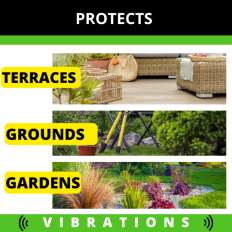 PROTECTEUR VIBRATION SOLAIRE JARDINS