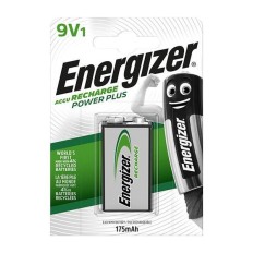 ENERGIZER PILE RECHARGEABLE NH22 6HR61 9V 175MAH NH22BP1
