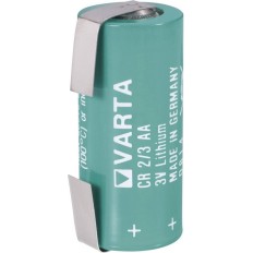 VARTA CR2/3 PILE LITHIUM 3V avec cosses