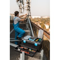 UNIOR 619765 CAISSE A OUTILS EN PLASTIQUE 514X280X260 VIDE 917