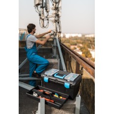 UNIOR 619765 CAISSE A OUTILS EN PLASTIQUE 514X280X260 VIDE 917