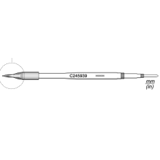 JBC C245-939 CARTOUCHE COUTEAU 6.0X0.4 (T245)