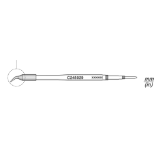 JBC C245-029 CARTOUCHE COUDEE  0.4 (T245)