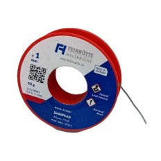 FEIN 7516 FIL D ETAIN ROM1 2.5  SN60PB40 1.0MM 50GR AVEC PLOMB