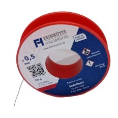 FEIN 7832 FIL ETAIN ROM1 2.5% SN60PB40 0.5MM 50G AVEC PLOMB