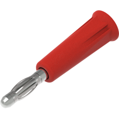 PJP 1010-I-R FICHE BANANE D:4MM 36A A SOUDER ROUGE