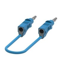 PJP 2112-25-BL CORDON M-M D:4MM+REPRISE ARRIERE 25CM 20A BLEU