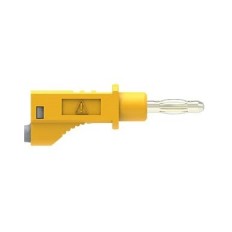 PJP 2112-25-J CORDON M-M D:4MM+REPRISE ARRIERE 25CM 20A JAUNE