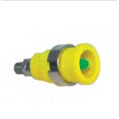 PJP 3268-I-J DOUILLE SECURITE D:4MM 36A A ECROU JAUNE