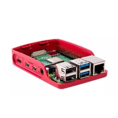 BOITIER OFFICIEL RASPBERRY PI 4 ROUGE/BLANC