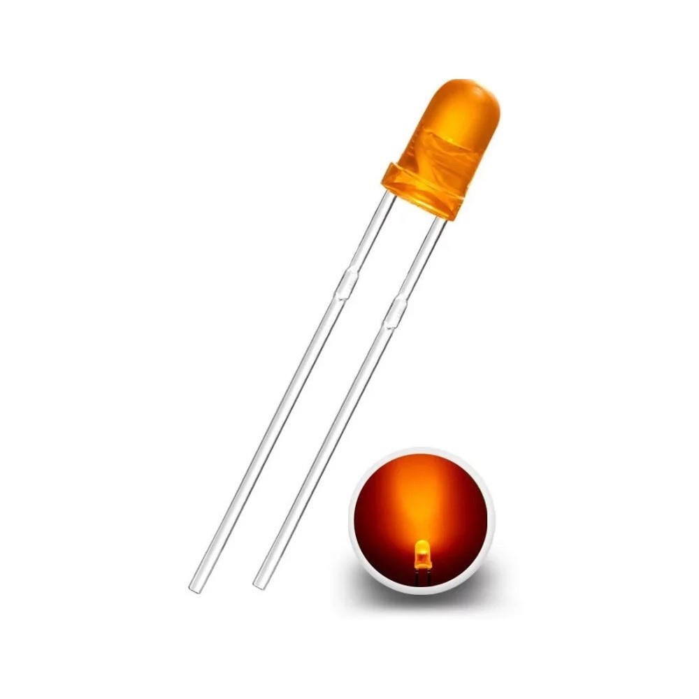 DIODE LED 3MM ORANGE