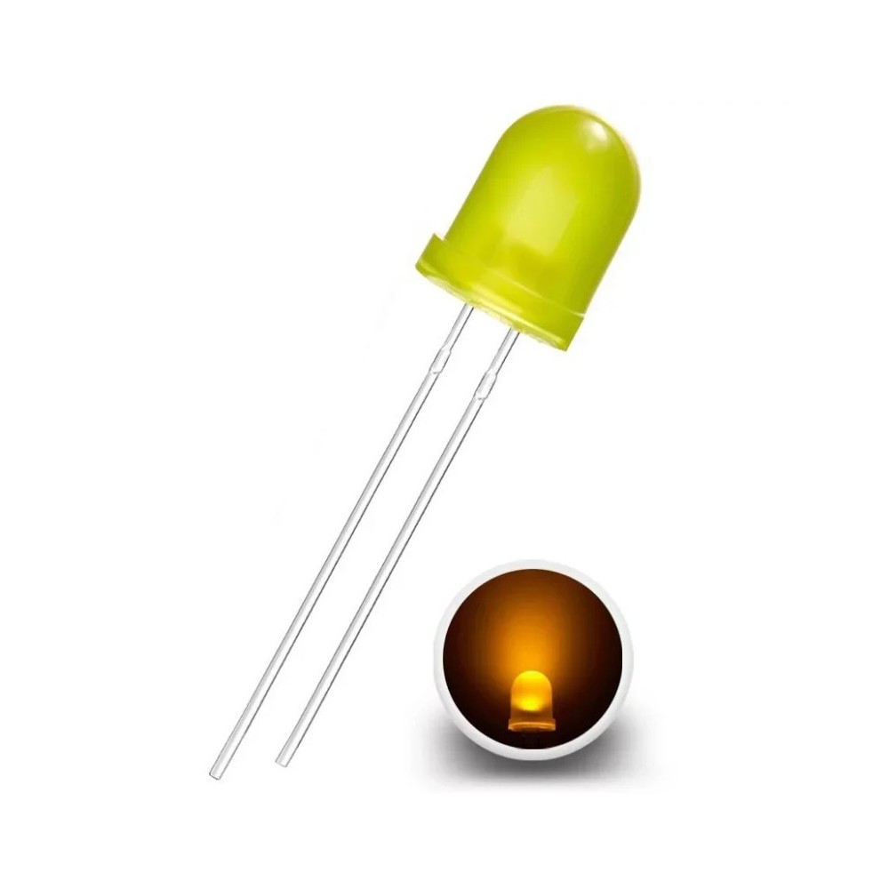 DIODE LED 8MM JAUNE