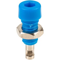 PJP 224-B-BL DOUILLE ISOLEE D: 2MM FIXATION PAR PRESSION BLEUE