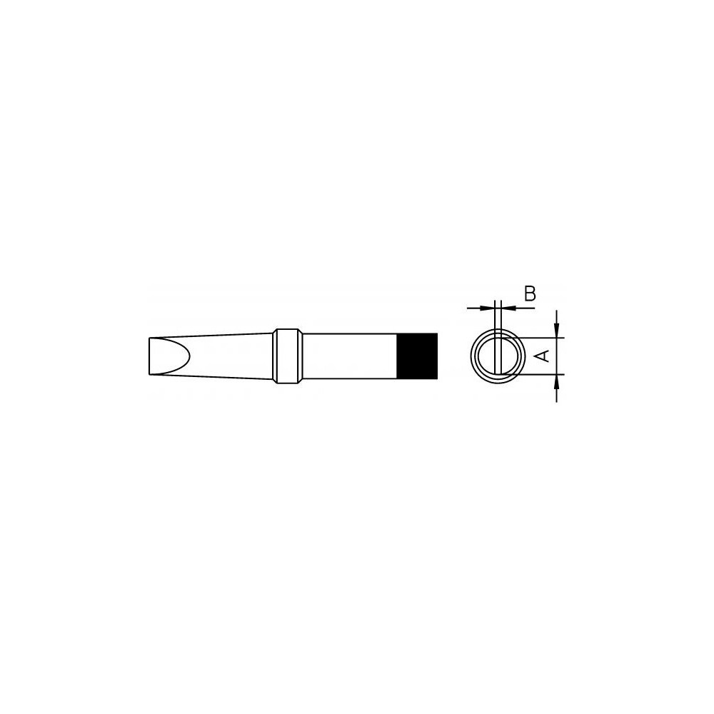 WELLER PT B6 PANUM E FAS 310 C 2.4X0.8MM (TCP/S/12/24 FE50M)