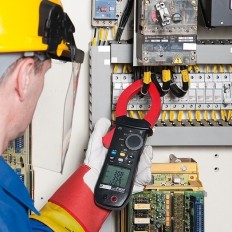 CHAUVIN_ARNOUX F407 PINCE MULTIMETRE 1000A TRMS AC-DC 10KPTS PUIS. BT