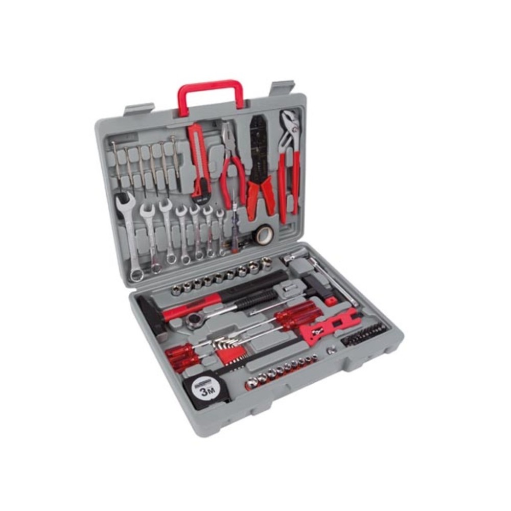 VEL HSET555 MALLETTE AVEC ASSORTIMENT D'OUTILS ET ACCESSOIRES (555 p)